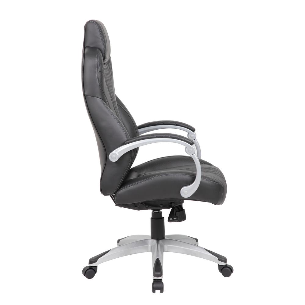 Boss Executive Hinged Arm Chair - Black. The main picture.