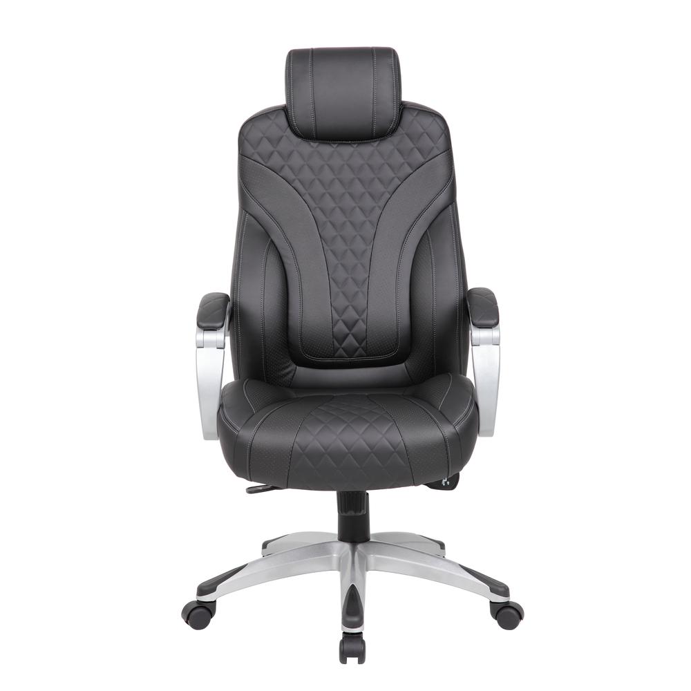 Boss Executive Hinged Arm Chair - Black. Picture 5