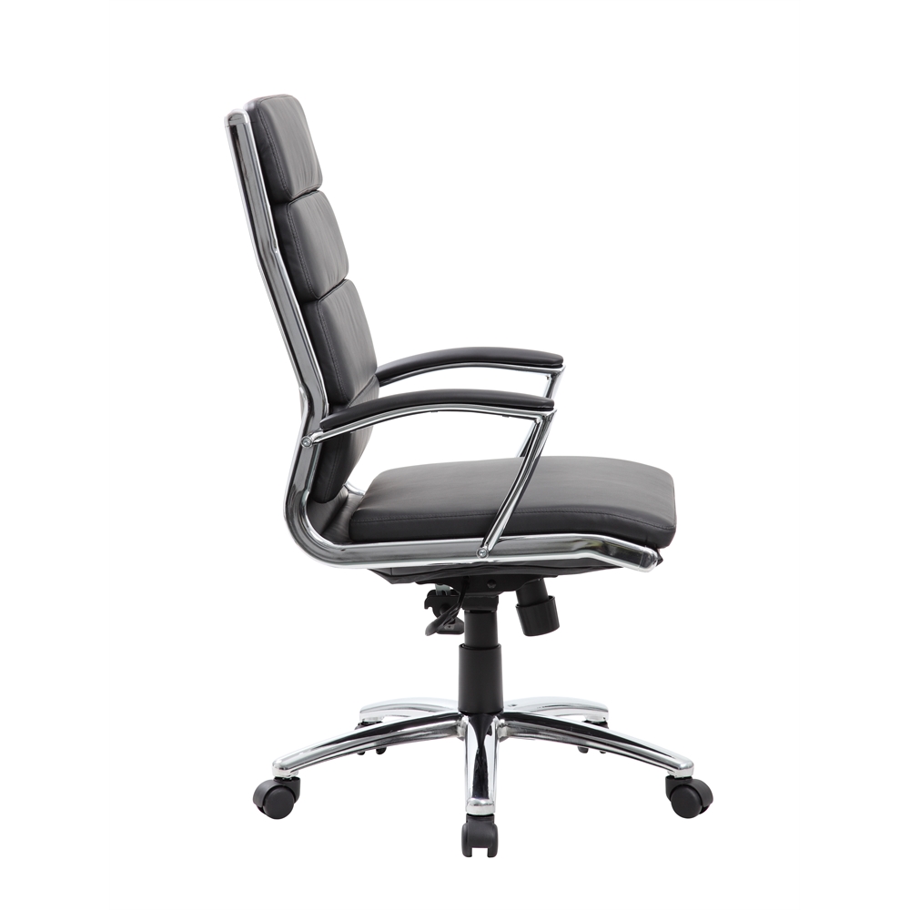 Boss Executive CaressoftPlus™ Chair with Metal Chrome Finish. Picture 3