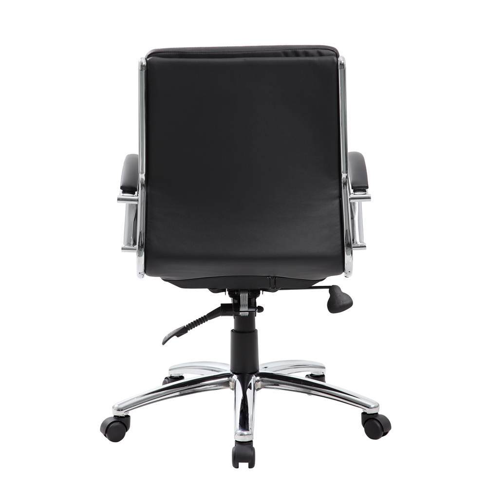 Boss Executive CaressoftPlus™ Chair with Metal Chrome Finish - Mid Back. Picture 2