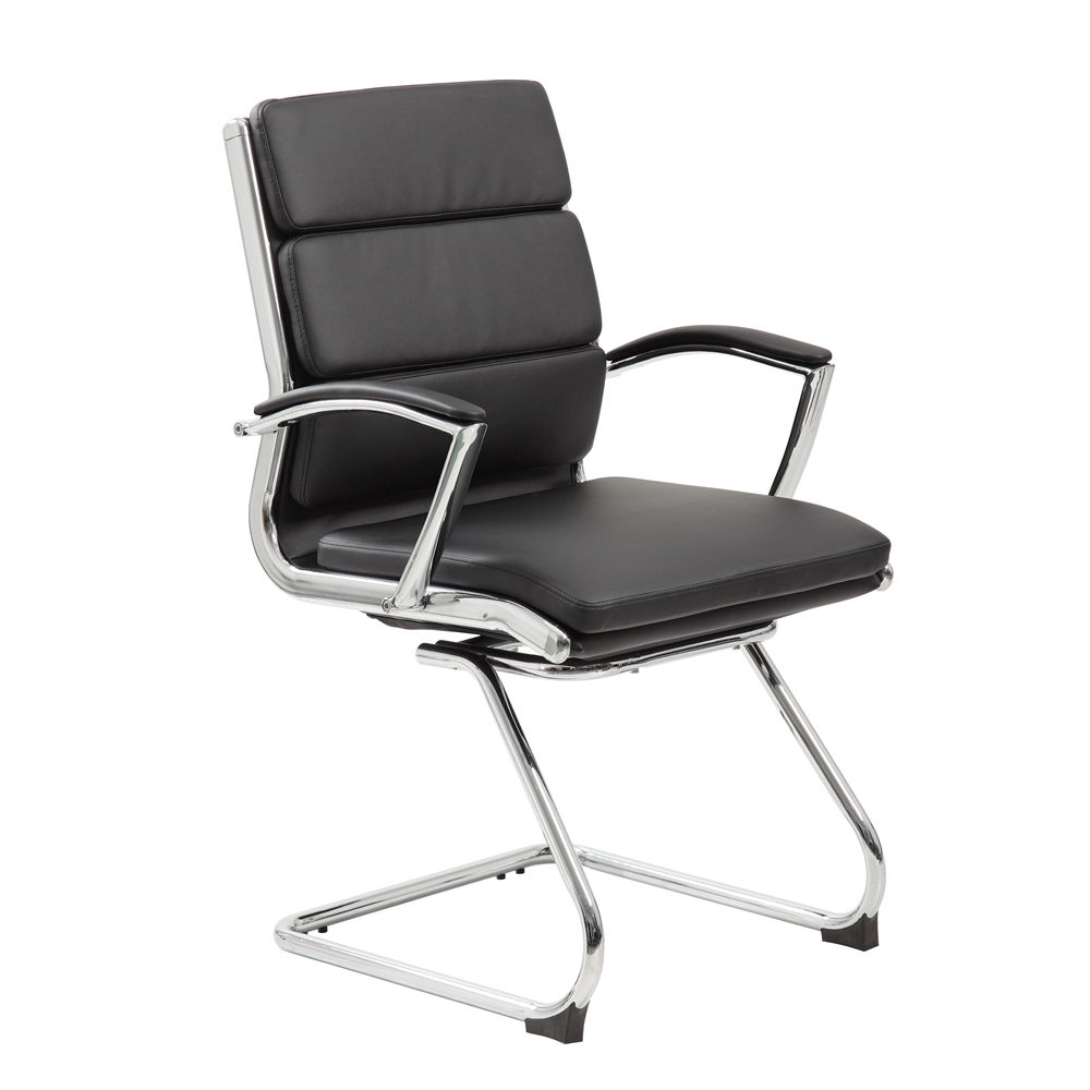 Boss Executive CaressoftPlus™ Chair with Metal Chrome Finish - Guest Chair. The main picture.