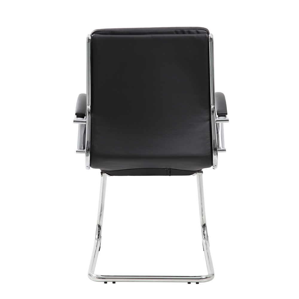 Boss Executive CaressoftPlus™ Chair with Metal Chrome Finish - Guest Chair. Picture 2