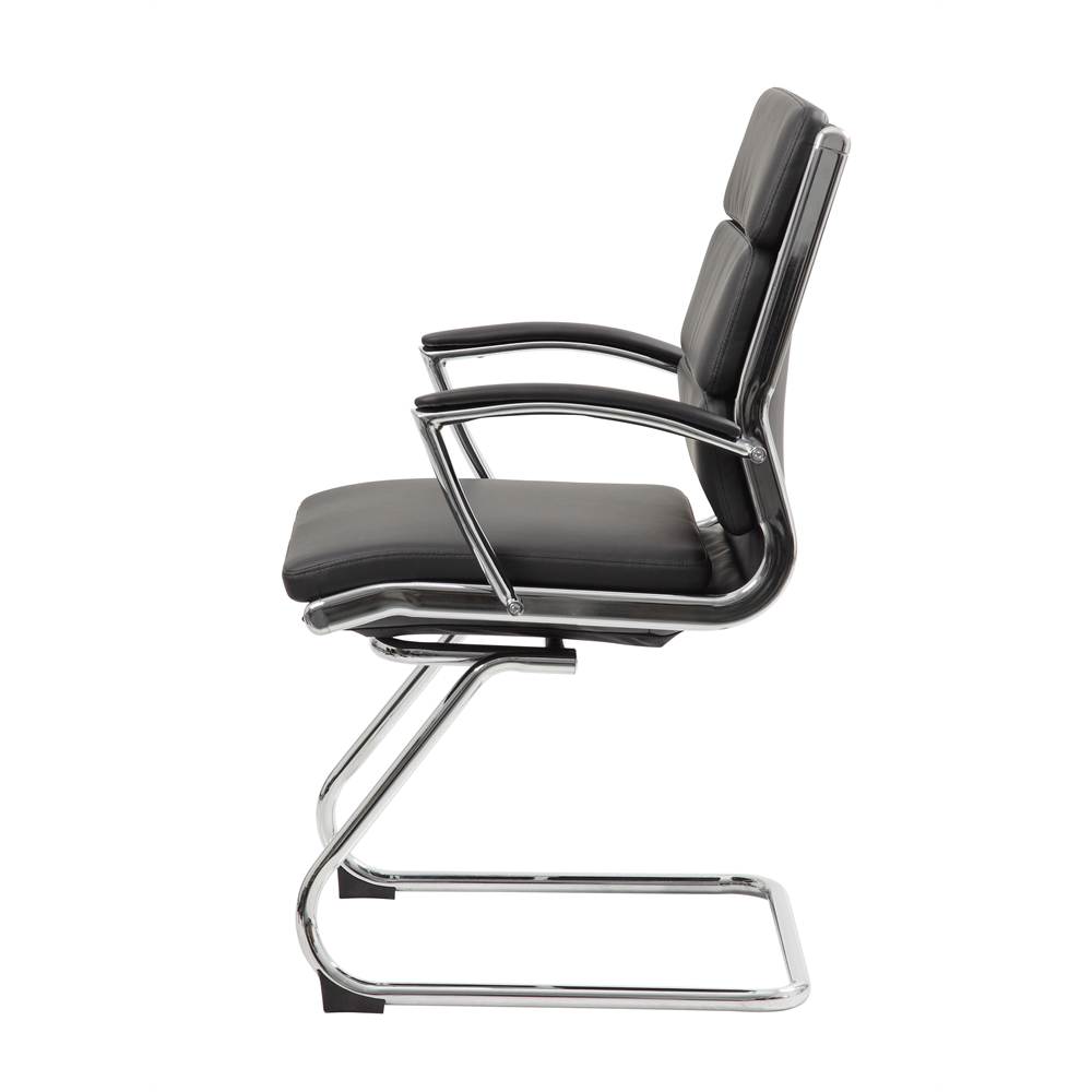 Boss Executive CaressoftPlus™ Chair with Metal Chrome Finish - Guest Chair. Picture 5