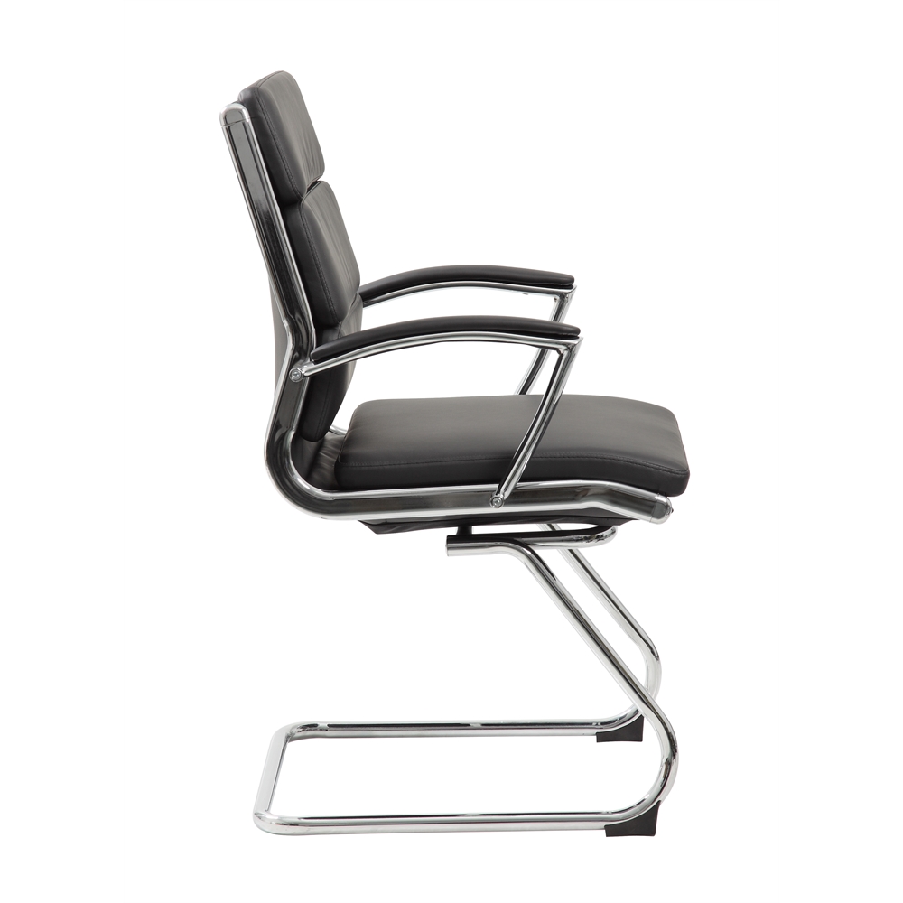Boss Executive CaressoftPlus™ Chair with Metal Chrome Finish - Guest Chair. Picture 6