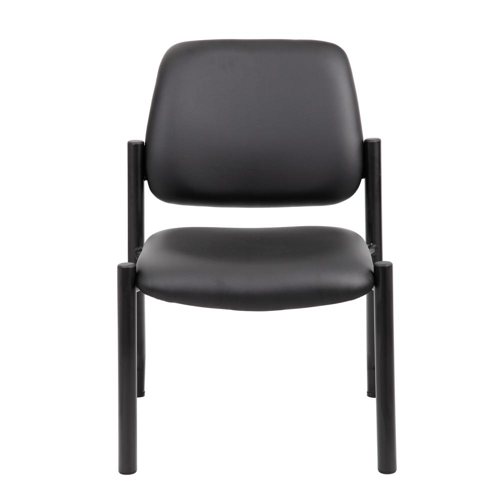 Boss Antimicrobial Armless Guest Chair, 300 lb. weight capacity. Picture 2