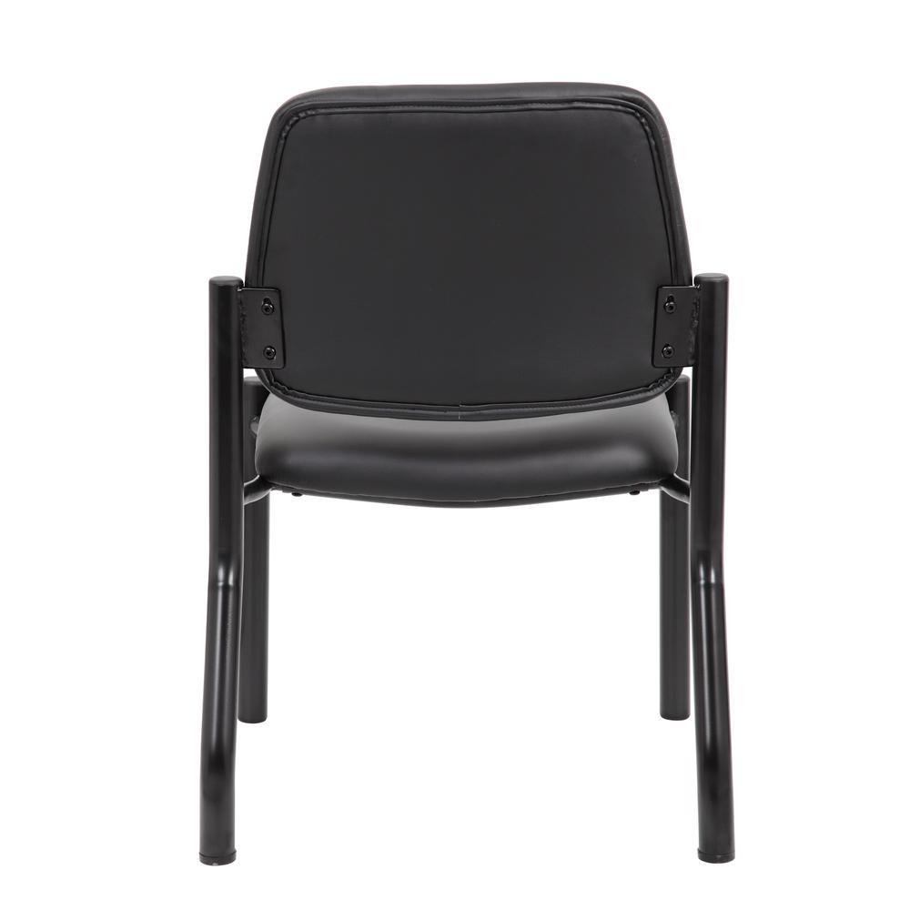 Boss Antimicrobial Armless Guest Chair, 300 lb. weight capacity. Picture 4