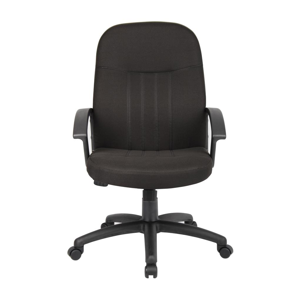 Boss Mid Back Fabric Managers Chair In Black. Picture 4