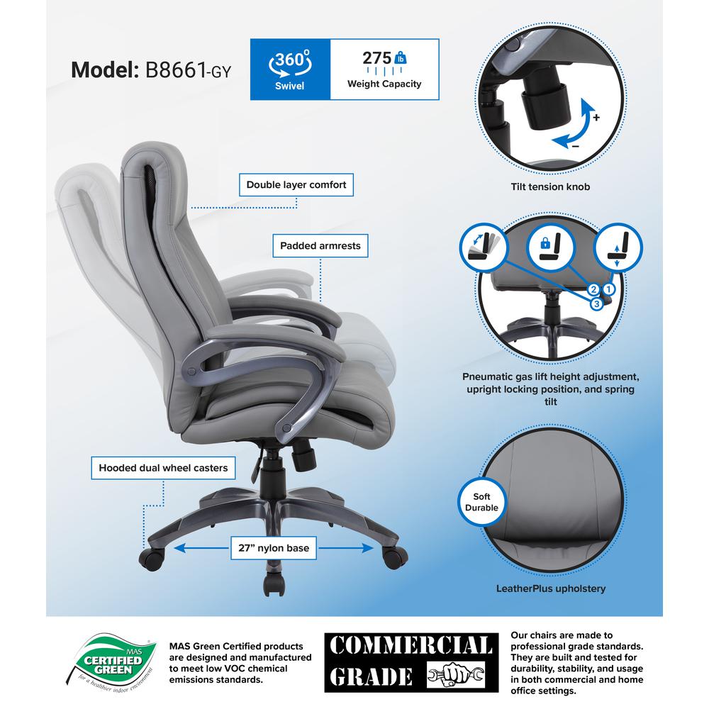 Boss Double Layer Executive Chair. Picture 7