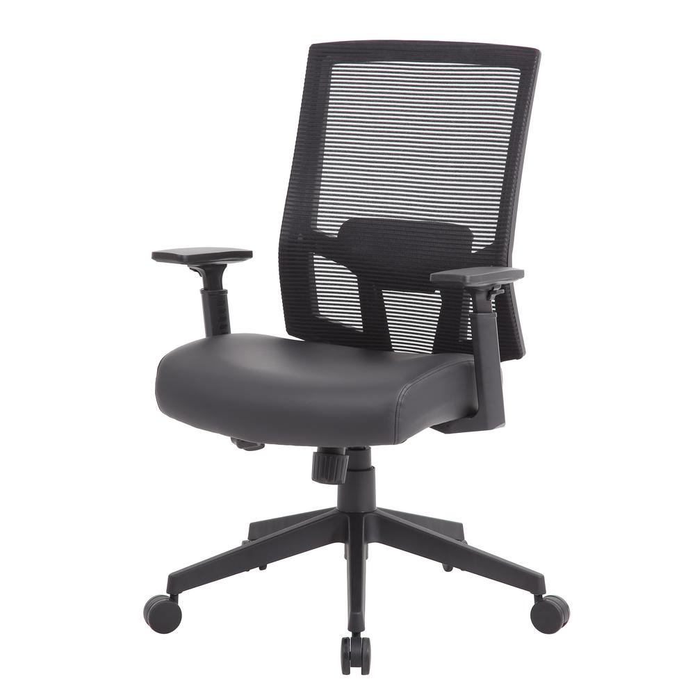 Boss Black Mesh Back Chair. Picture 5