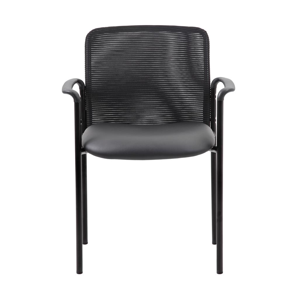 Boss Caressoft and Mesh Guest Chair, Black. Picture 3