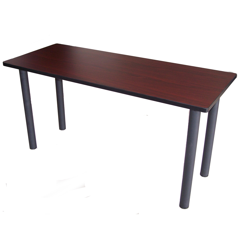 Boss Training Table 72"W X 24"D Mahogany. Picture 1