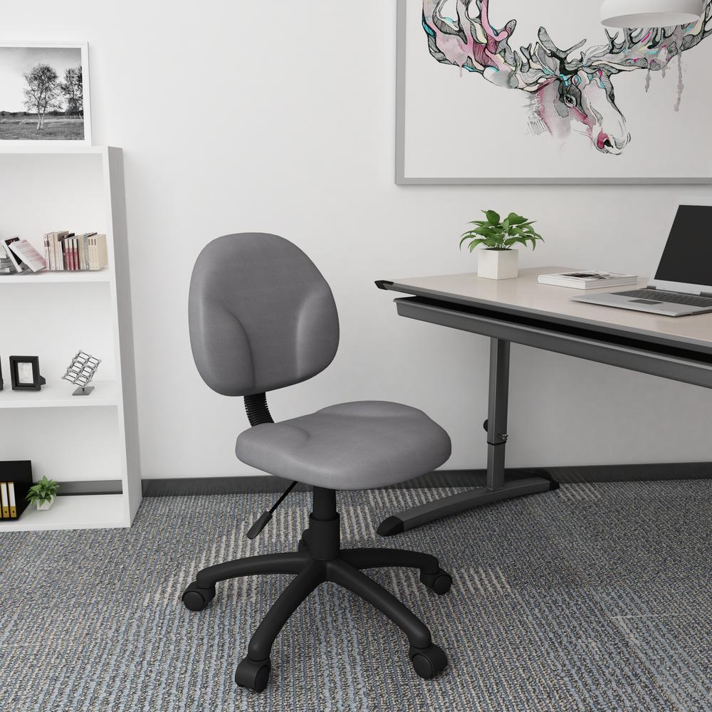 Boss Diamond Task Chair In Grey. Picture 2