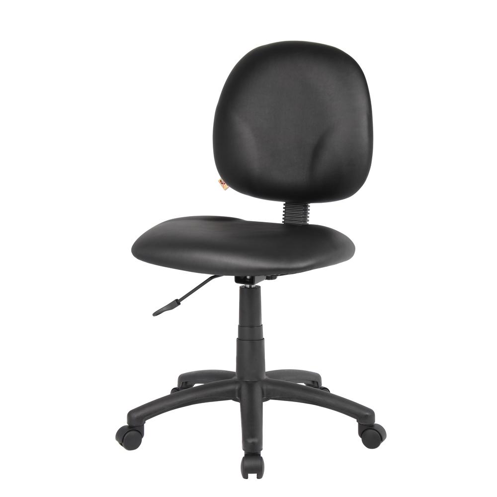 Boss Diamond Task Chair In Black Caressoft. Picture 5