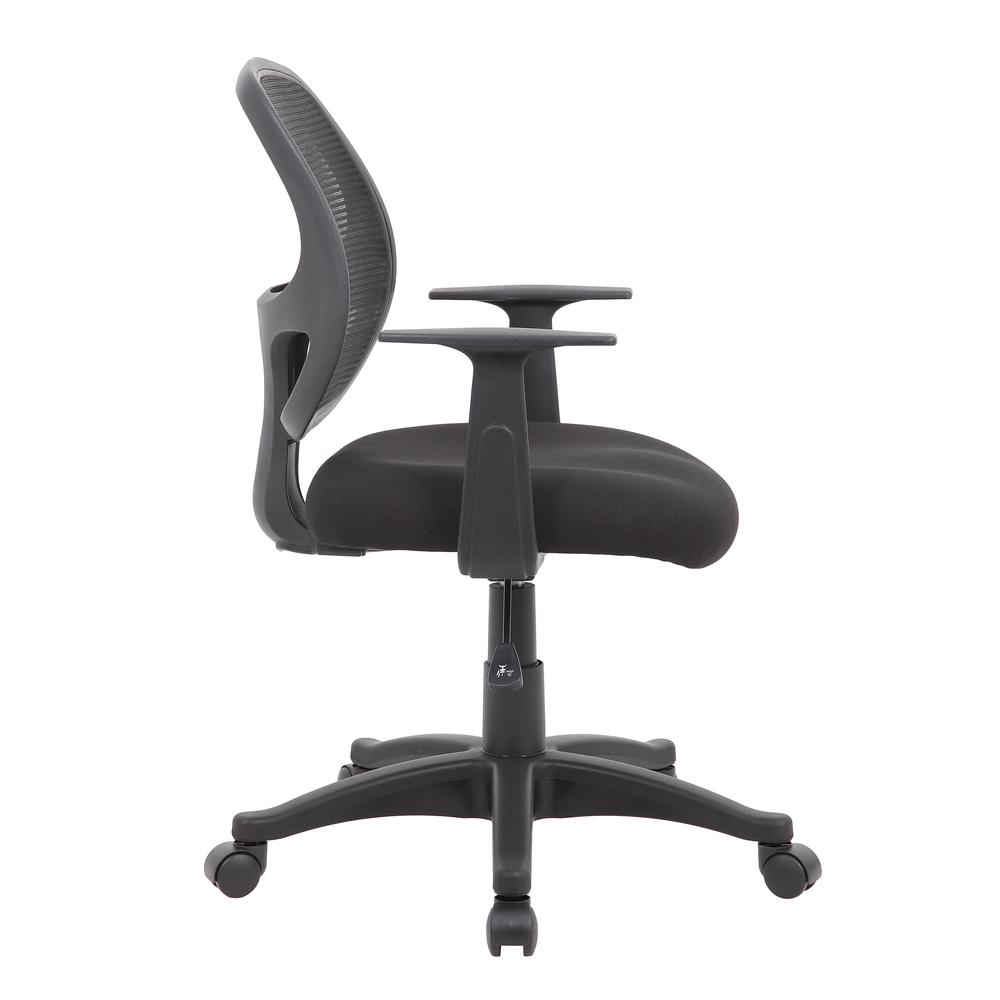 Boss Commercial Grade Mesh Task Chair W/ T-Arms. Picture 3