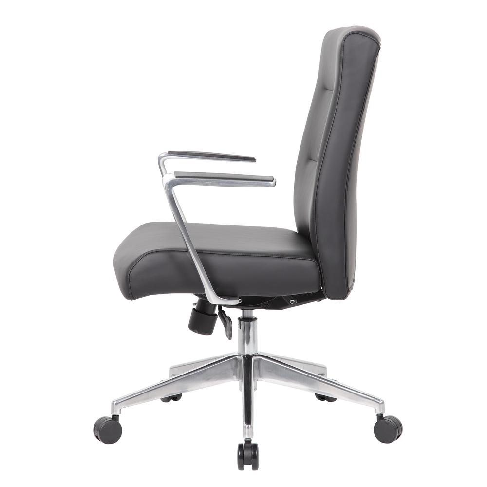 Boss Modern Conference Chair with Aluminum Arm & Base. Picture 6
