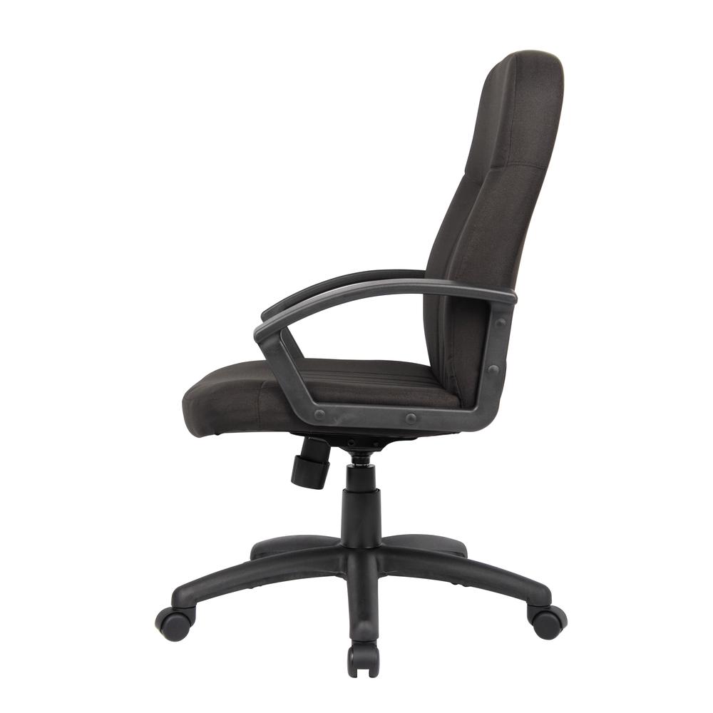 Boss Mid Back Fabric Managers Chair In Black. Picture 5