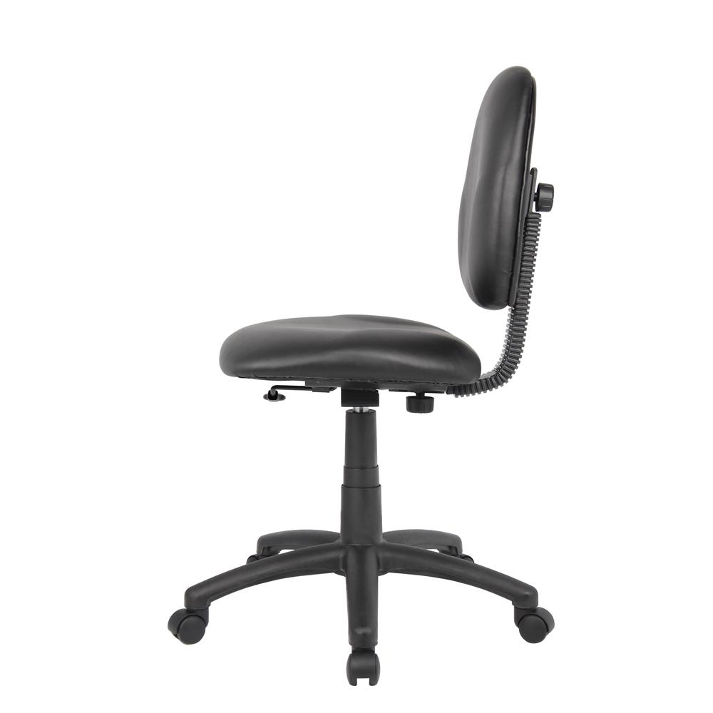 Boss Diamond Task Chair In Black Caressoft. Picture 6