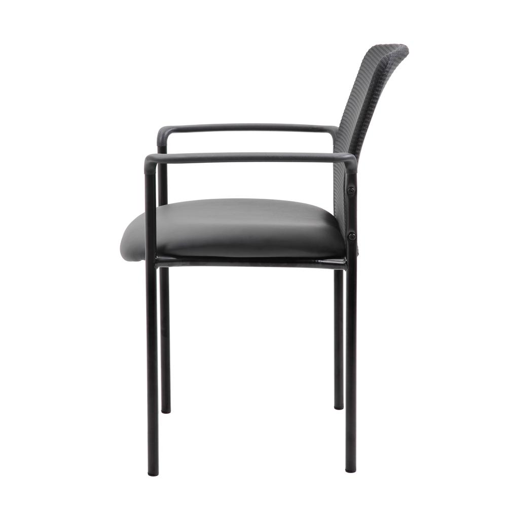 Boss Caressoft and Mesh Guest Chair, Black. Picture 6