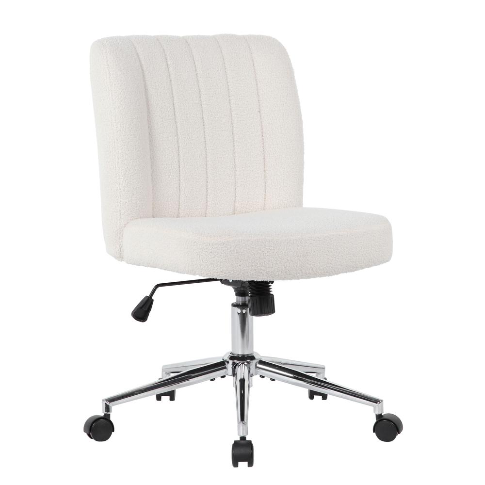 Boss Boucle Task Chair, Cream. Picture 1