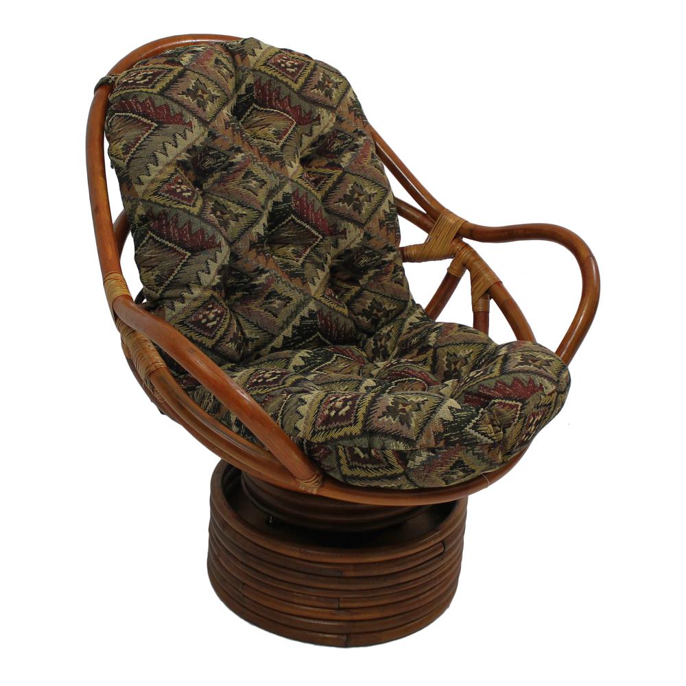 Tapestry Cushion Rocker. Picture 1