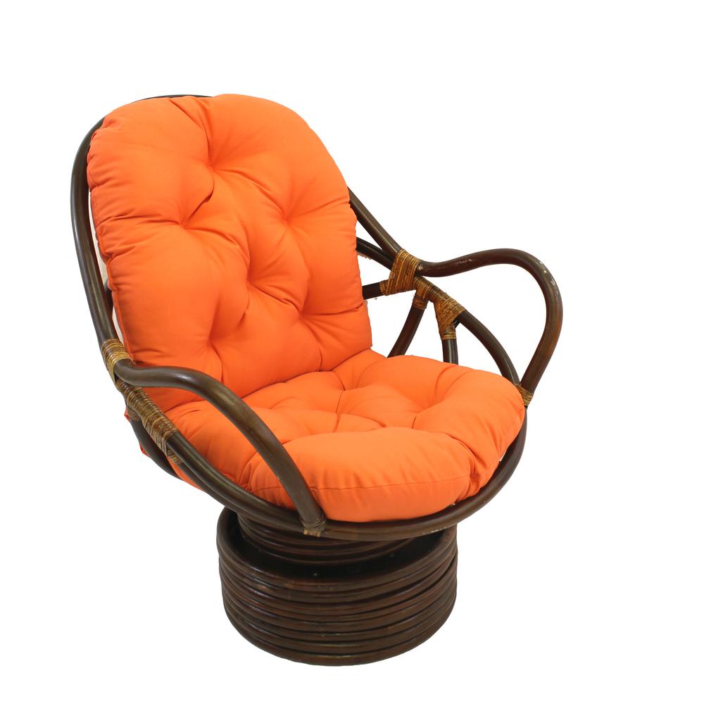 Swivel Rocker with Twill Cushion. Picture 1