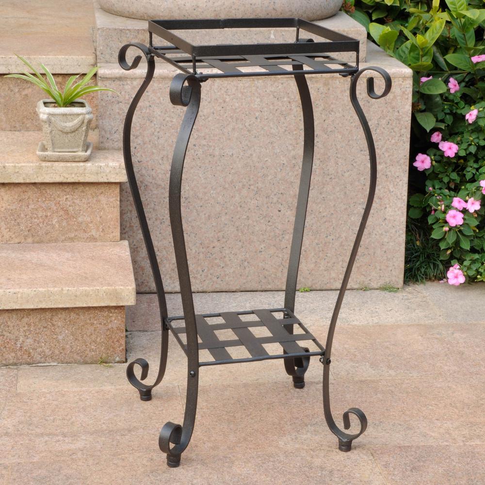 Iron Square Plant Stand. Picture 1