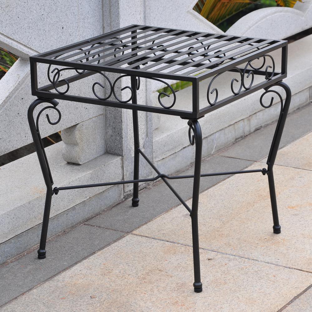 Tropico Iron Side Table. Picture 1