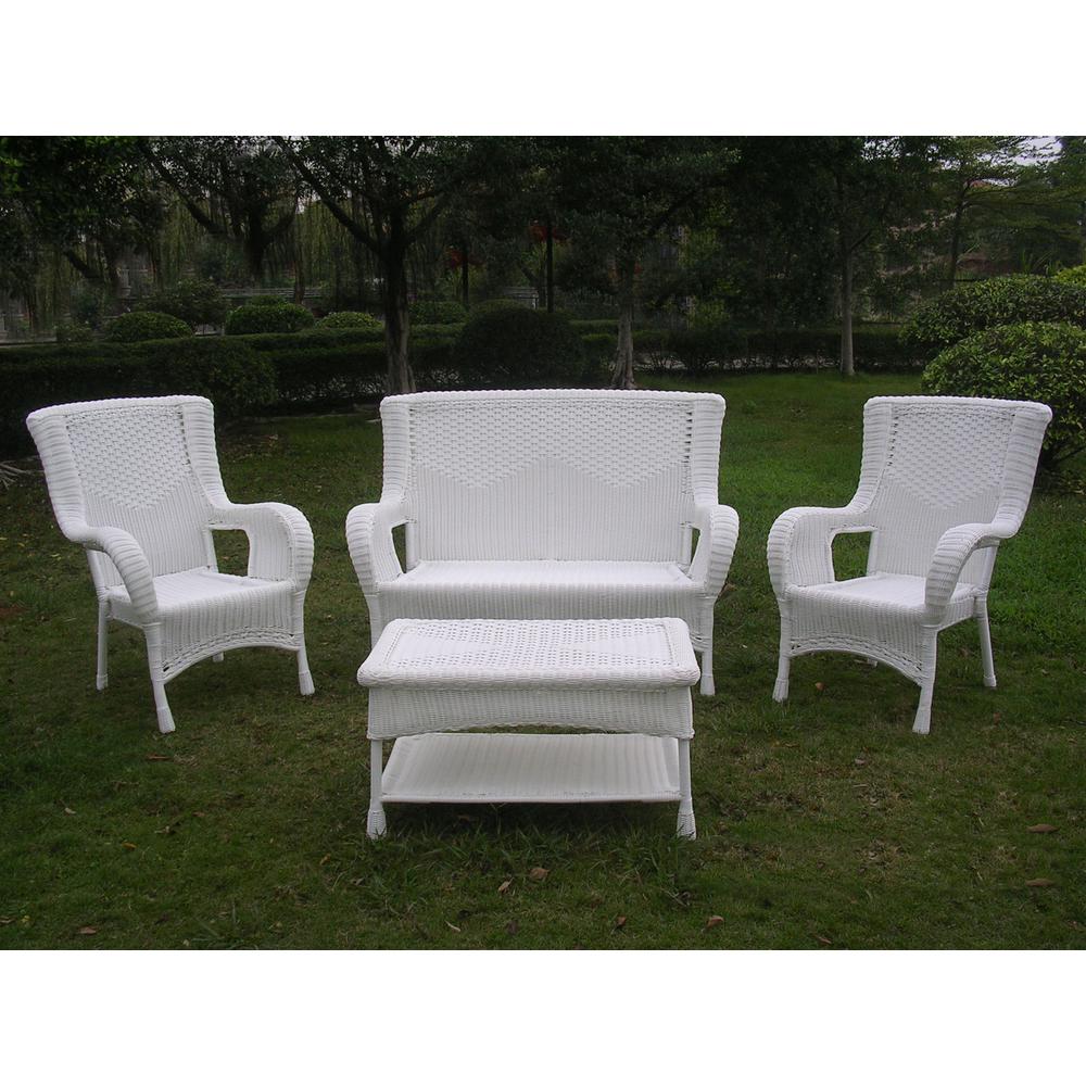 San Tropez 4-Piece Outdoor Seating Group. Picture 1