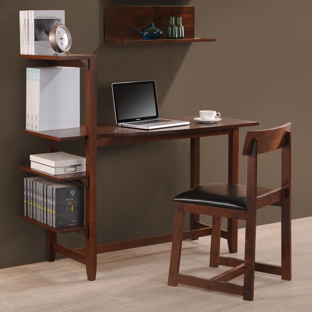 Hamburg Study Set w/Side Shelf, Desk and Chair. Picture 1