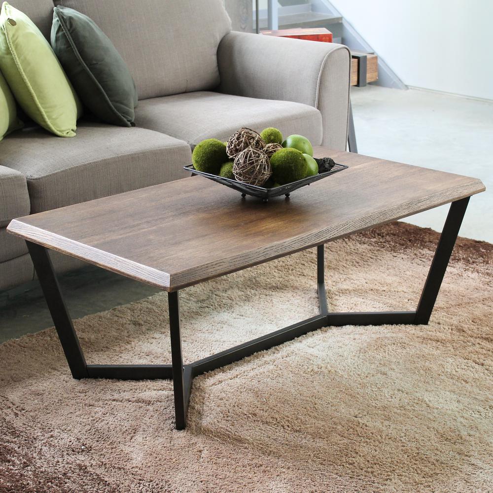 Hamburg Contemporary Contemporary MDF/Metal Coffee Table. Picture 1