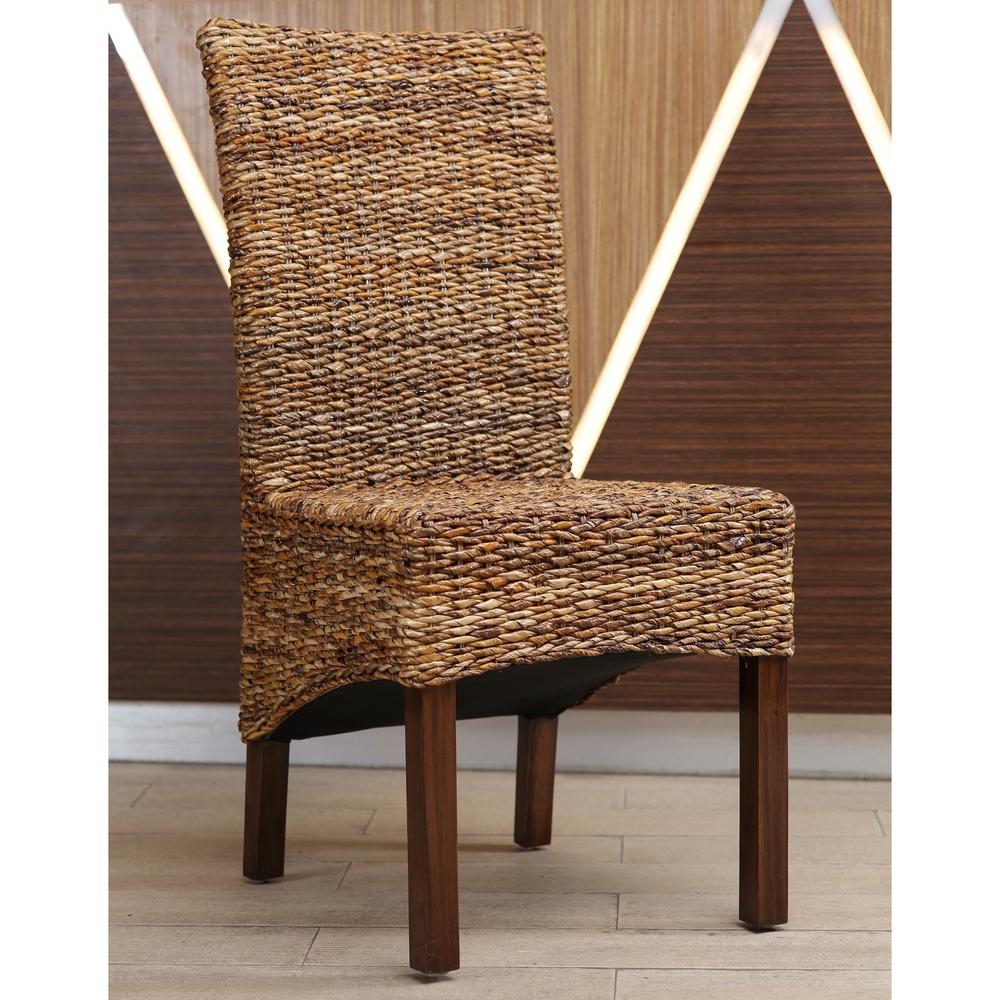 Gaby Woven Banana Dining Chair. Picture 2