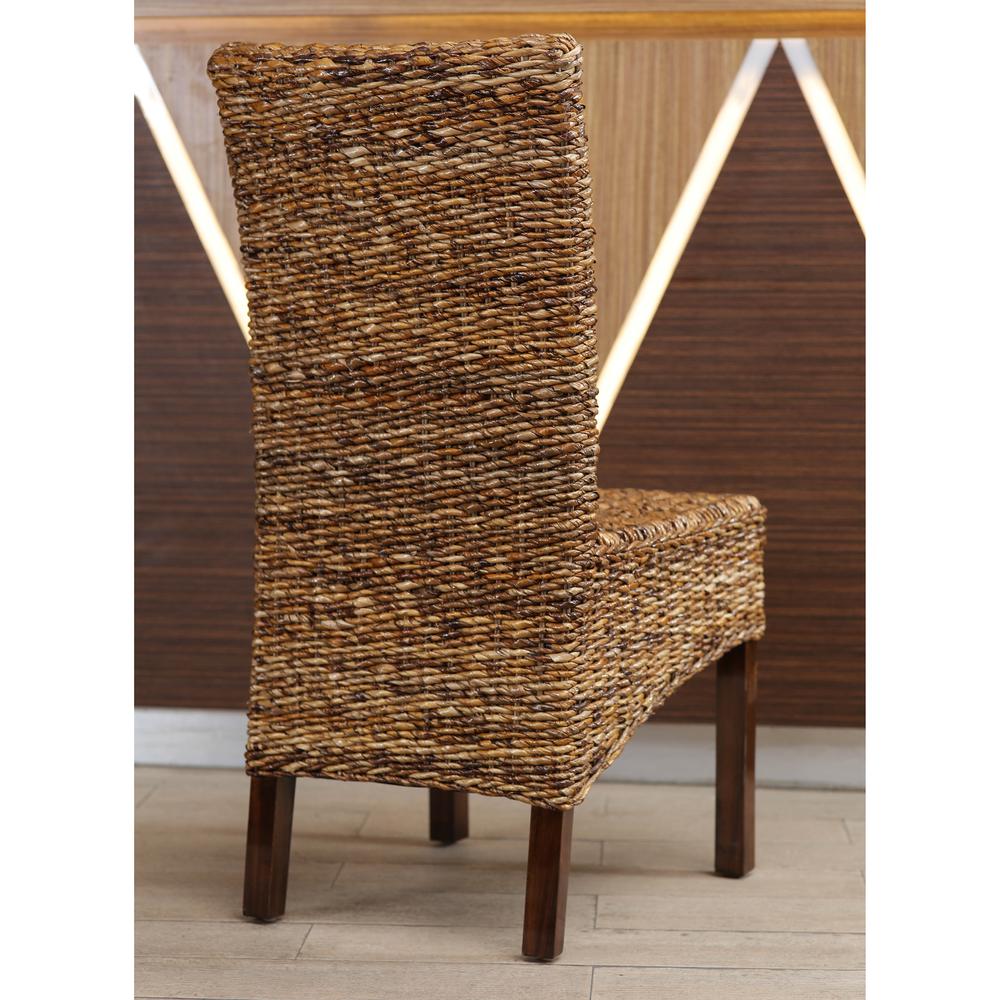 Gaby Woven Banana Dining Chair. Picture 1