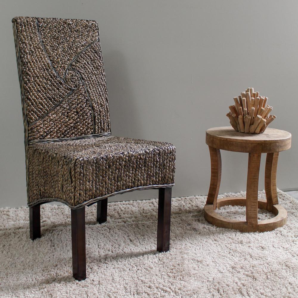 Lambada Hyacinth Spiral Design Chair. Picture 2