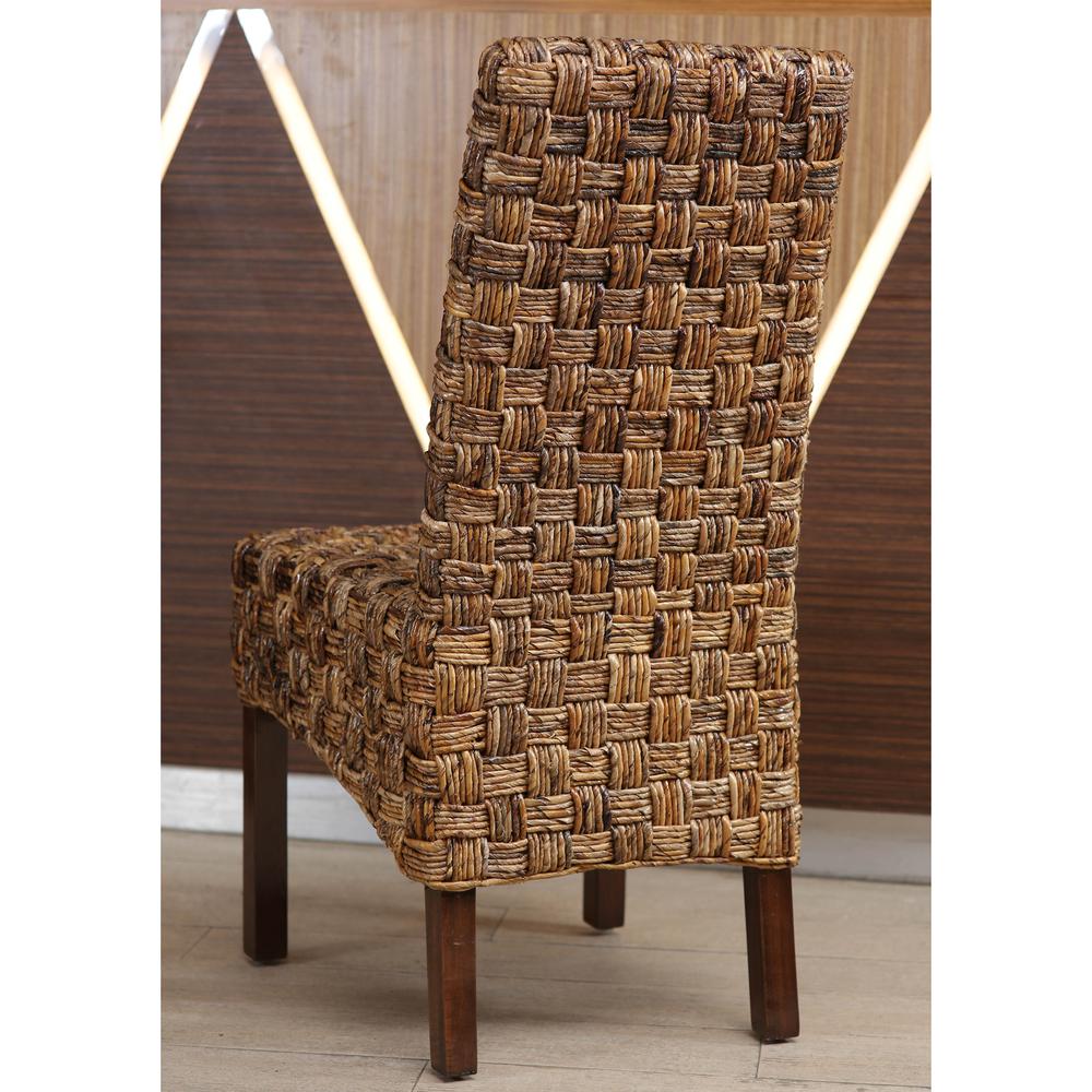 Set of Two Victor Woven Abaca Dining Chair. Picture 1