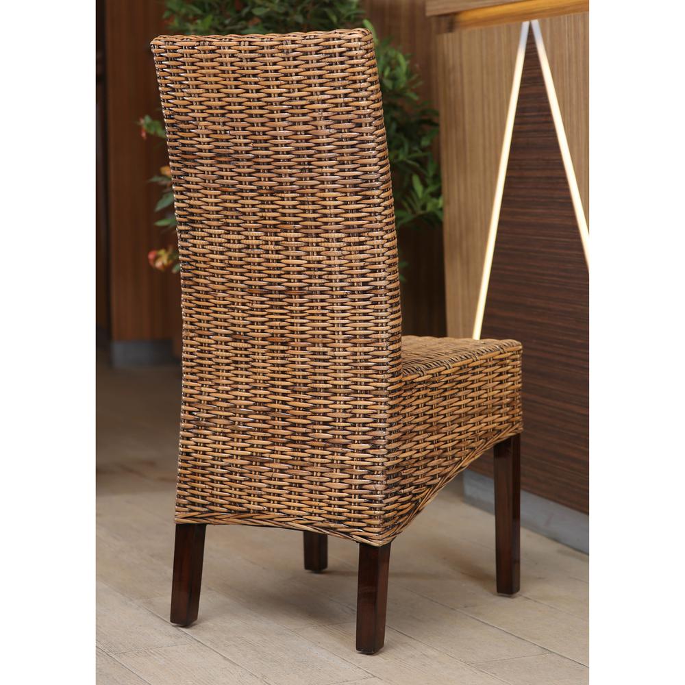 Java Rattan Dining Chair. Picture 1
