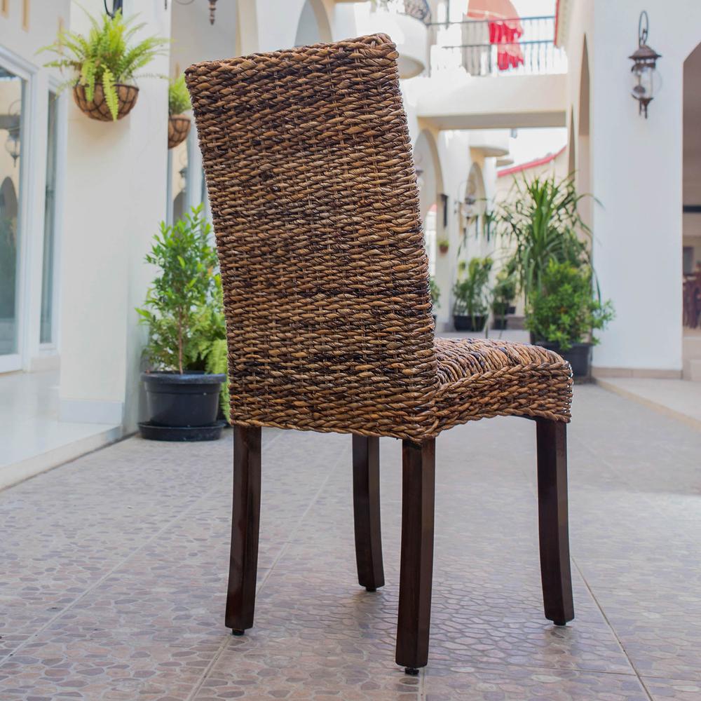 Louisa Abaca Cushioned Seat Dining Chair. The main picture.