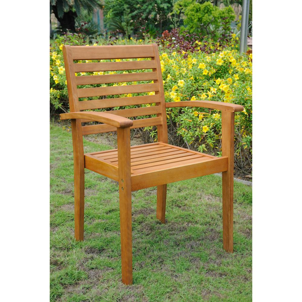 Royal Tahiti Set of 2 Oslo Outdoor Contemporary Chairs. Picture 1