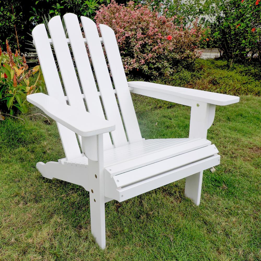 Royal Fiji Acacia Adirondack Chair. Picture 1