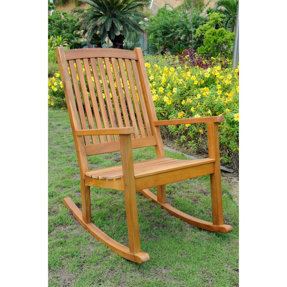 Acacia Large Rocking Chair. The main picture.