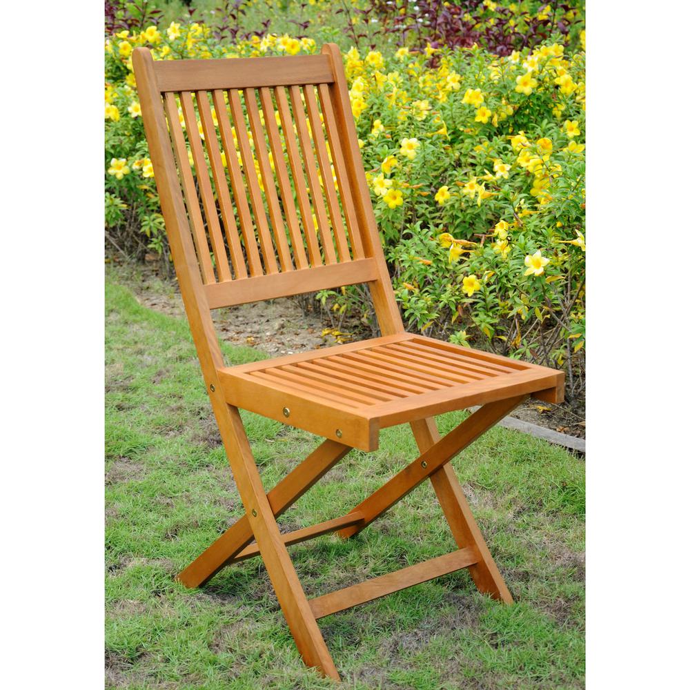 Royal Tahiti Set of 2 Outdoor Folding Garden Chair. Picture 1