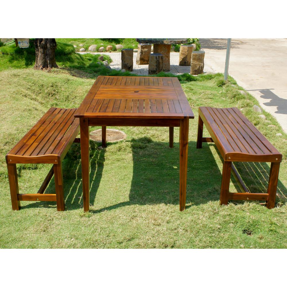 Highland Dining Set, stain. Picture 1