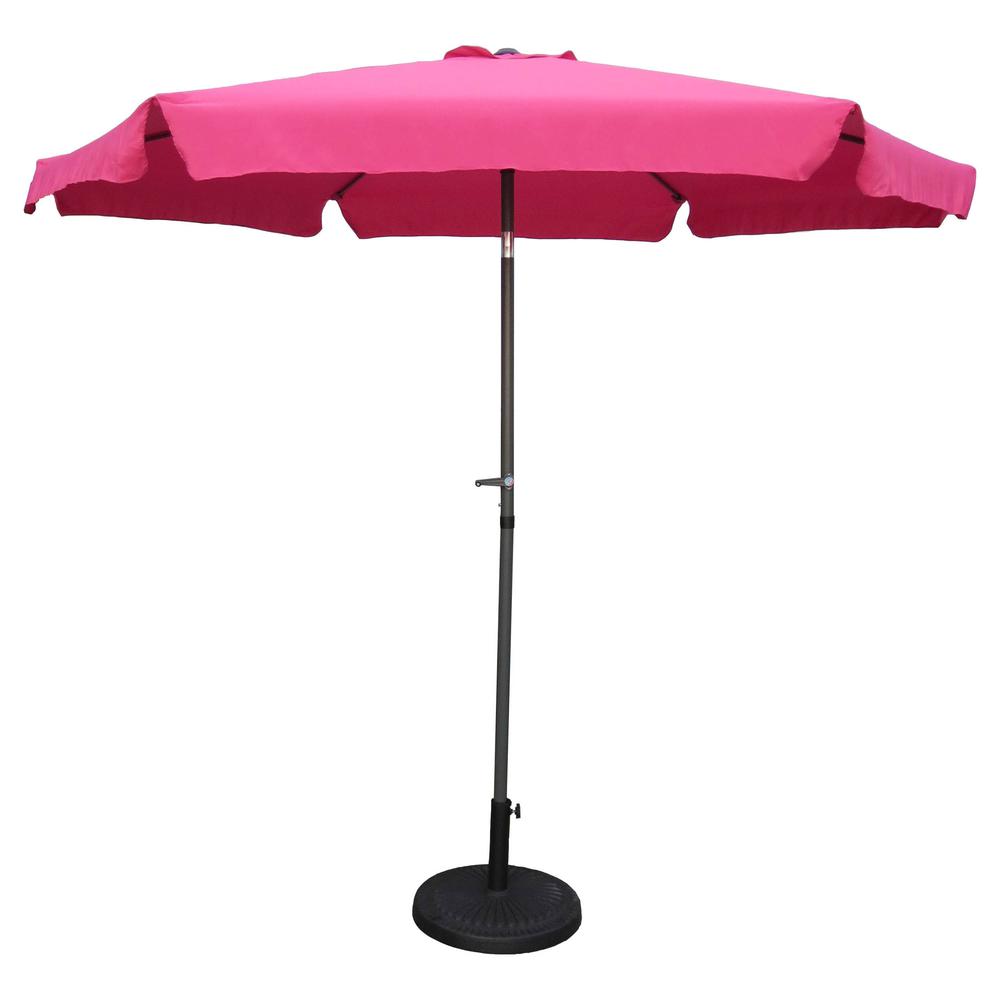 Outdoor 9 Foot Aluminum Umbrella With Flaps. Picture 1