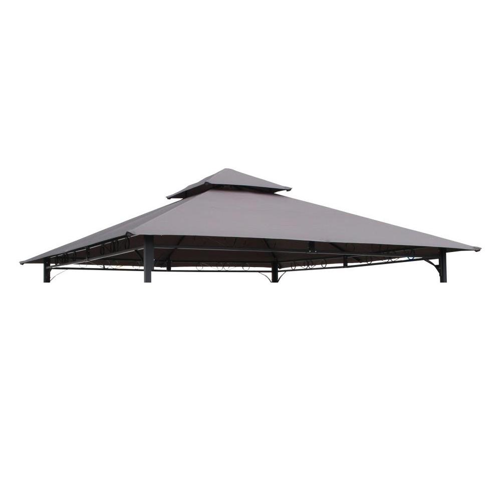 ST. Kitts Replacement Canopy for 10-foot Vented Canopy Gazebo, Grey. Picture 1