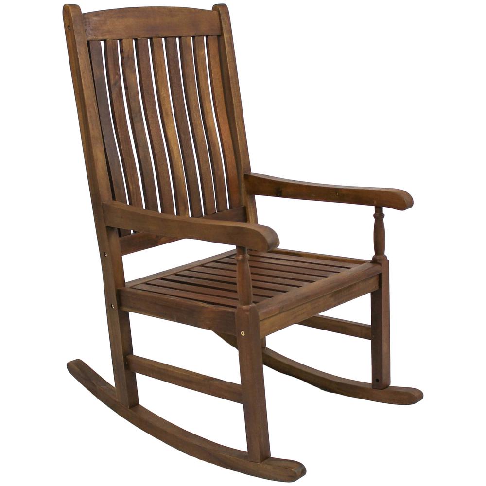 Outdoor Wood Porch Rocker. Picture 3