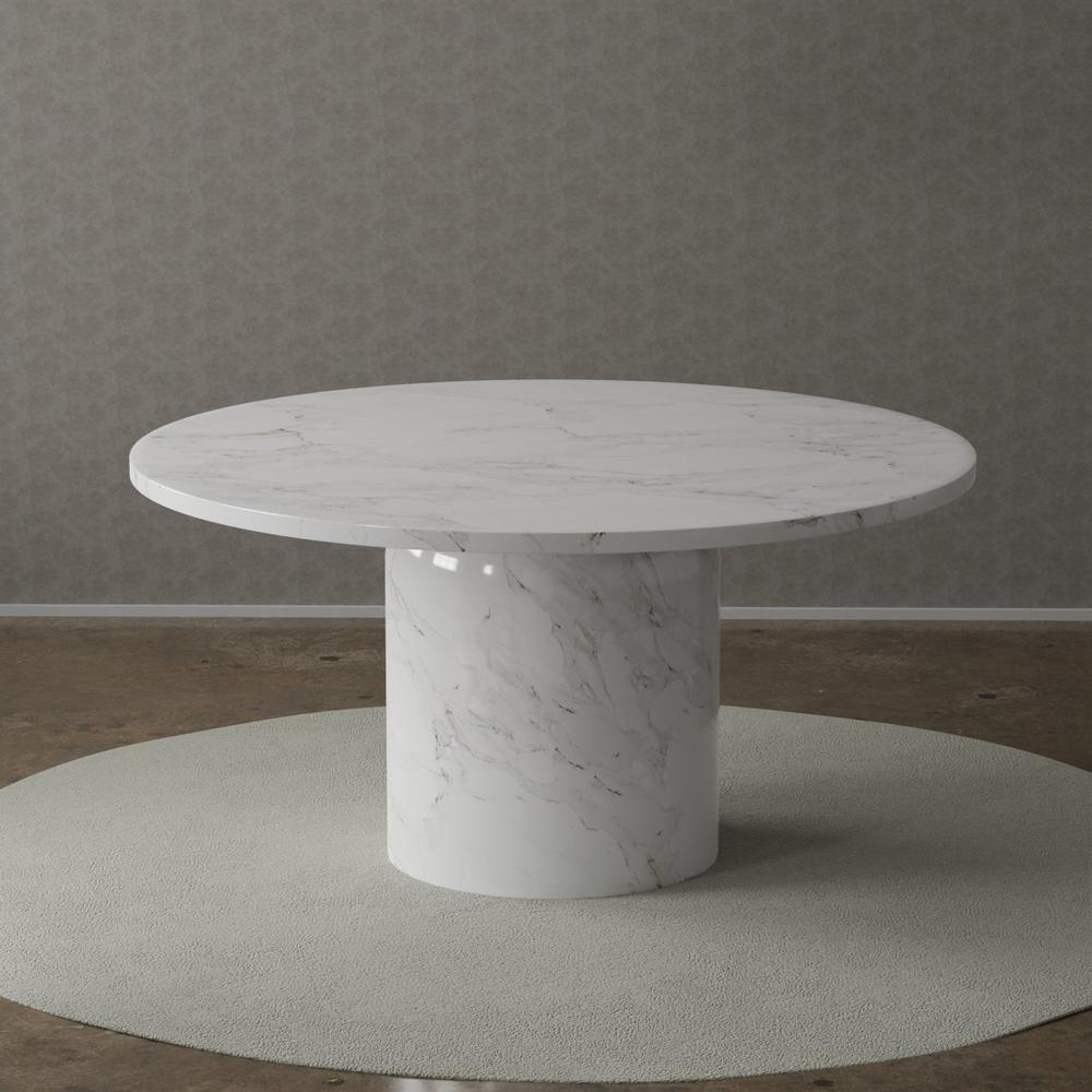 60'' Marble Dining Table. Picture 1