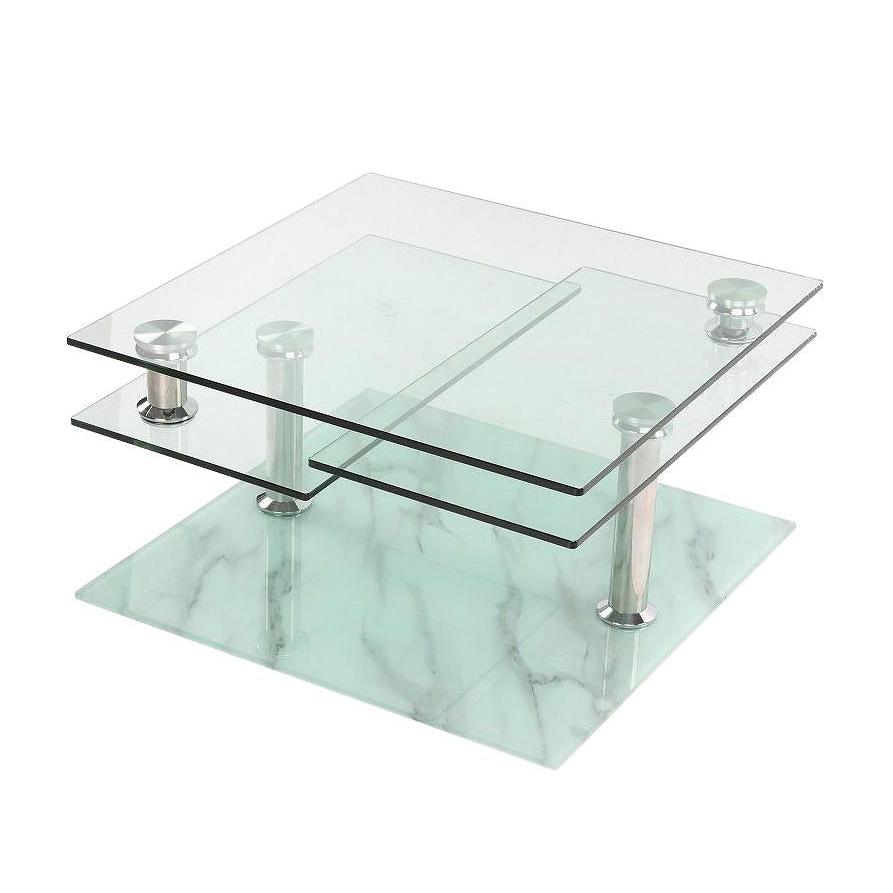 Motion Coffee Table With Marble Glass Base. Picture 2