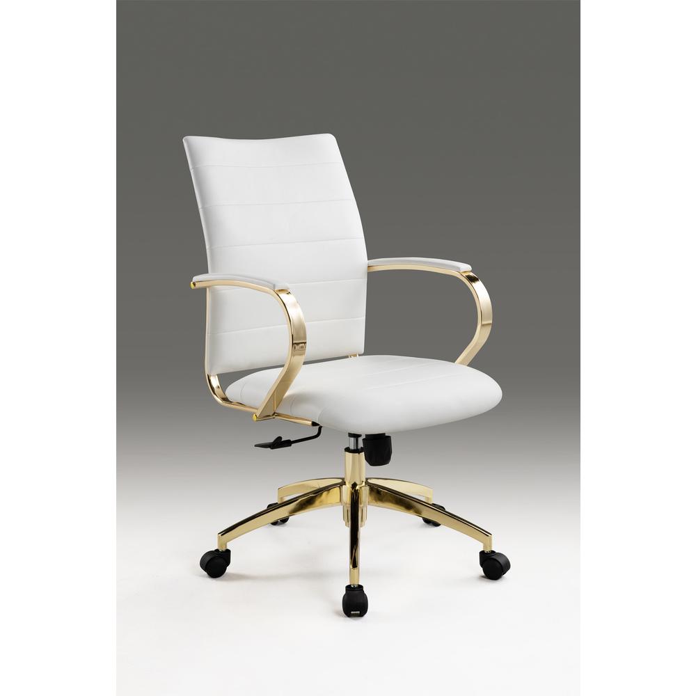Office Chair - White&Gold. The main picture.
