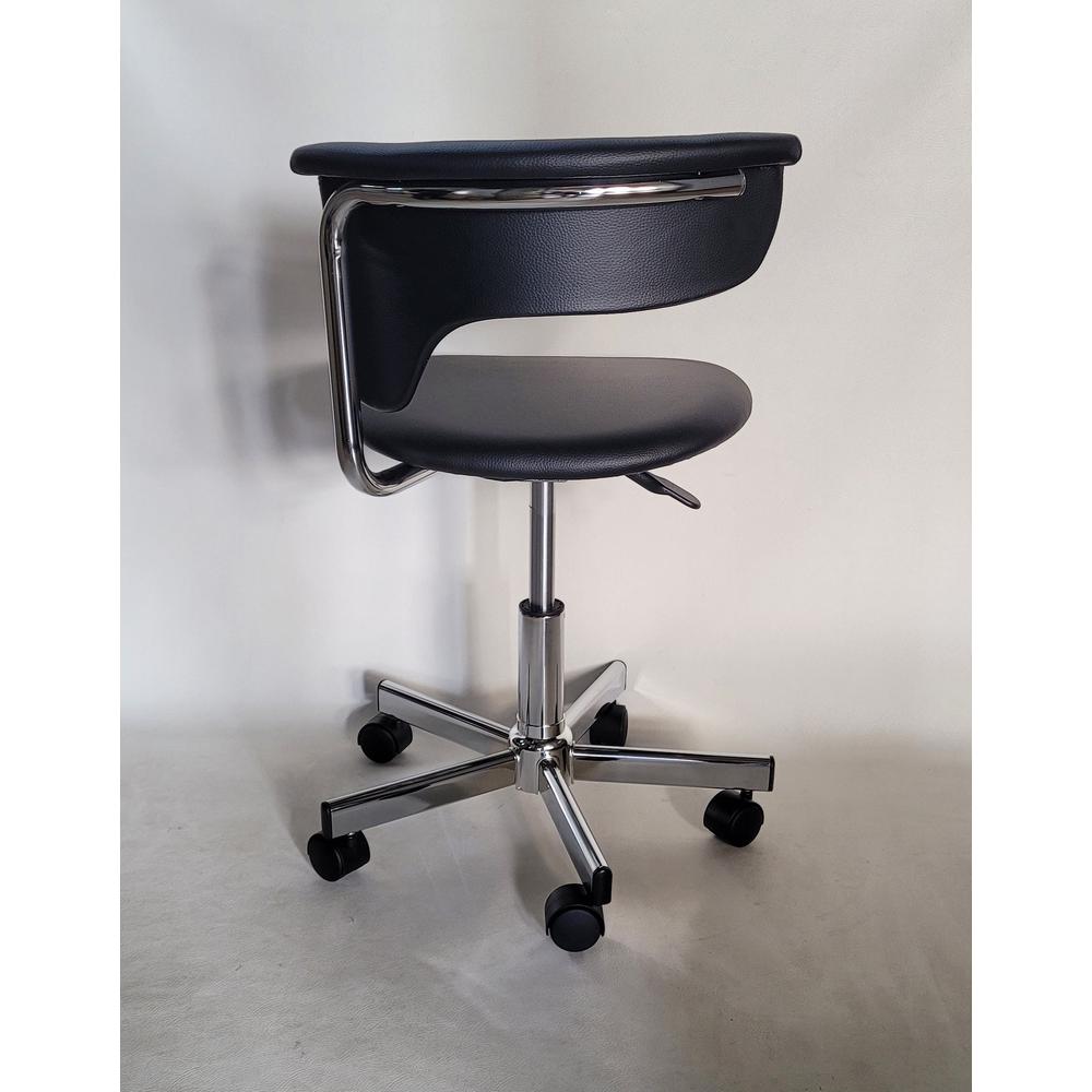 Pvc Office Chair, 19.5"X19.5"X26"-30"H. Picture 2