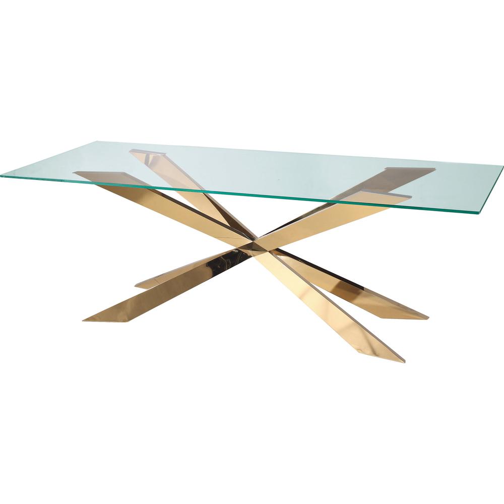 72'' Dining Table With Gold Base. Picture 1