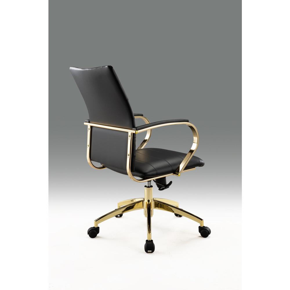 Office Chair With Gold Base. Picture 2